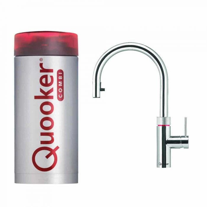 Quooker Flex chroom met combi+ boiler